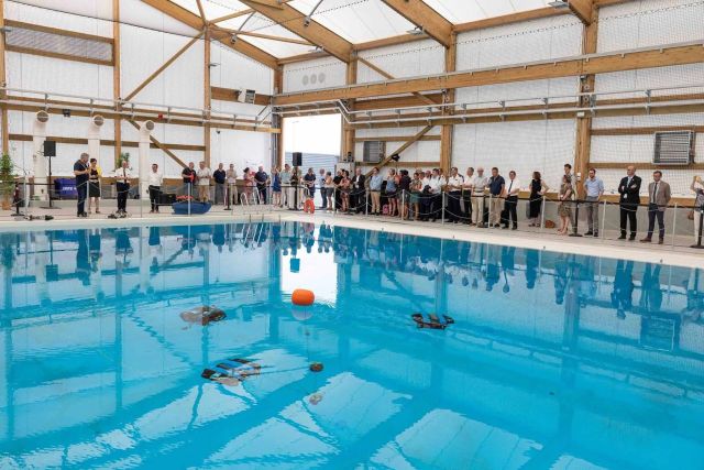 Inaugurationbassin Groupe Robots